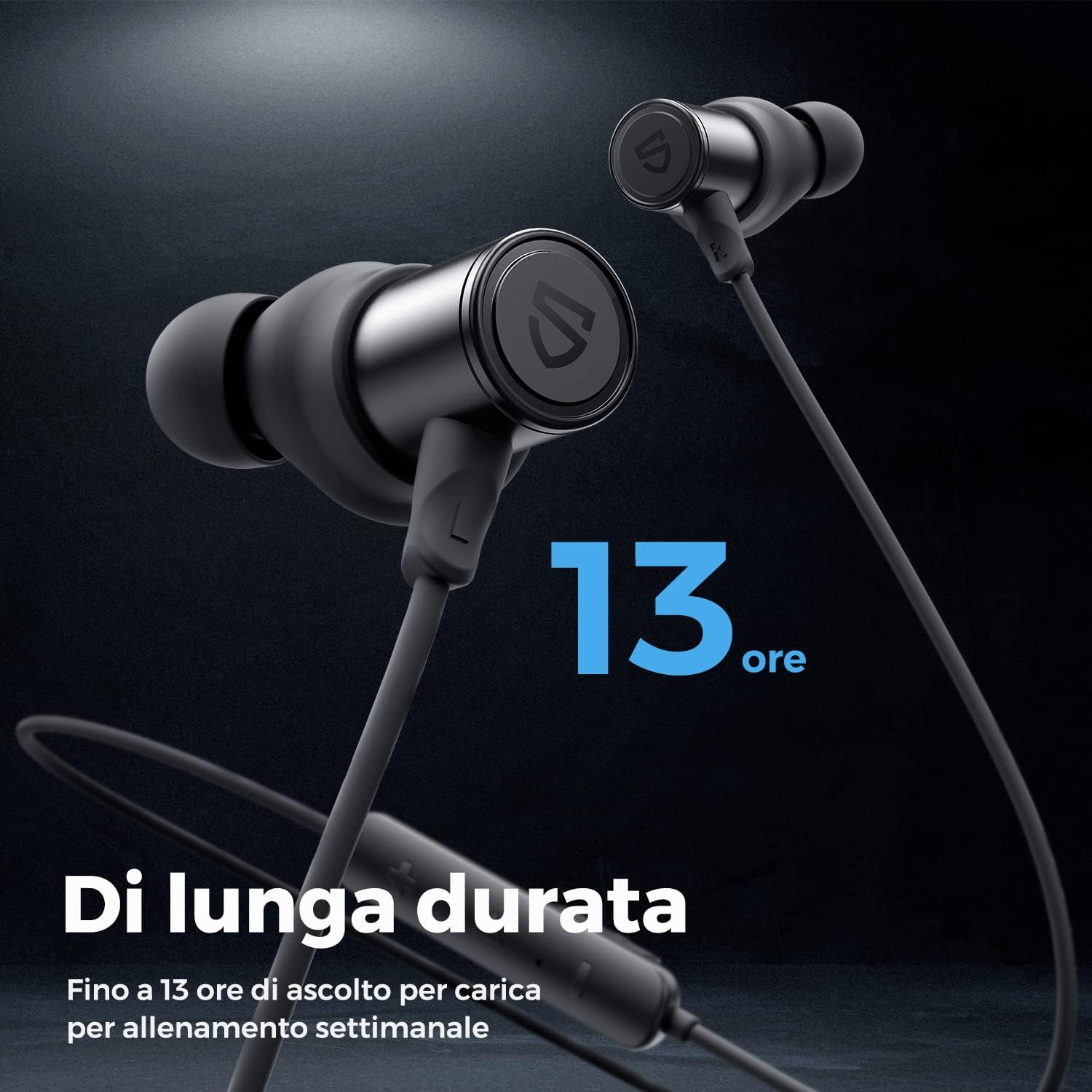 SoundPEATS Q30 HD Cuffie Bluetooth in-Ear Stereo Magnetici Auricolari Bluetooth QCC3040 IPX6 Resistenti al Sudore con Microfono per Sport, Bassi Immersivi Driver 10 mm AptX-HD Riproduzione 13 ore SoundPEATS Q30 HD Cuffie Bluetooth in-Ear Stereo Magnetici Auricolari Bluetooth QCC3040 IPX6 Resistenti al Sudore con Microfono per Sport, Bassi Immersivi Driver 10 mm AptX-HD Riproduzione 13 ore