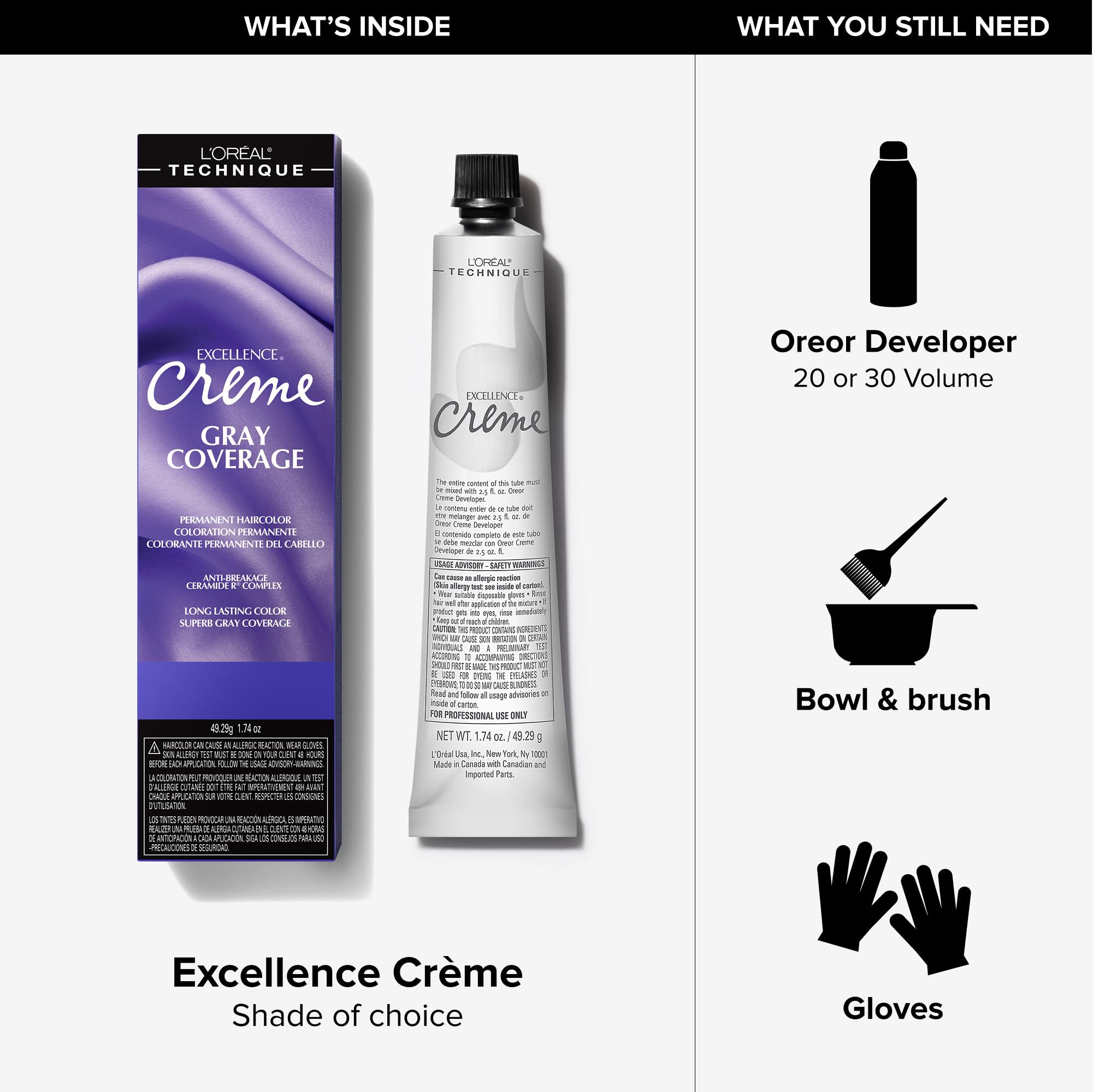 L'oreal Excellence Creme Permanent Hair Color, Dark Copper Golden