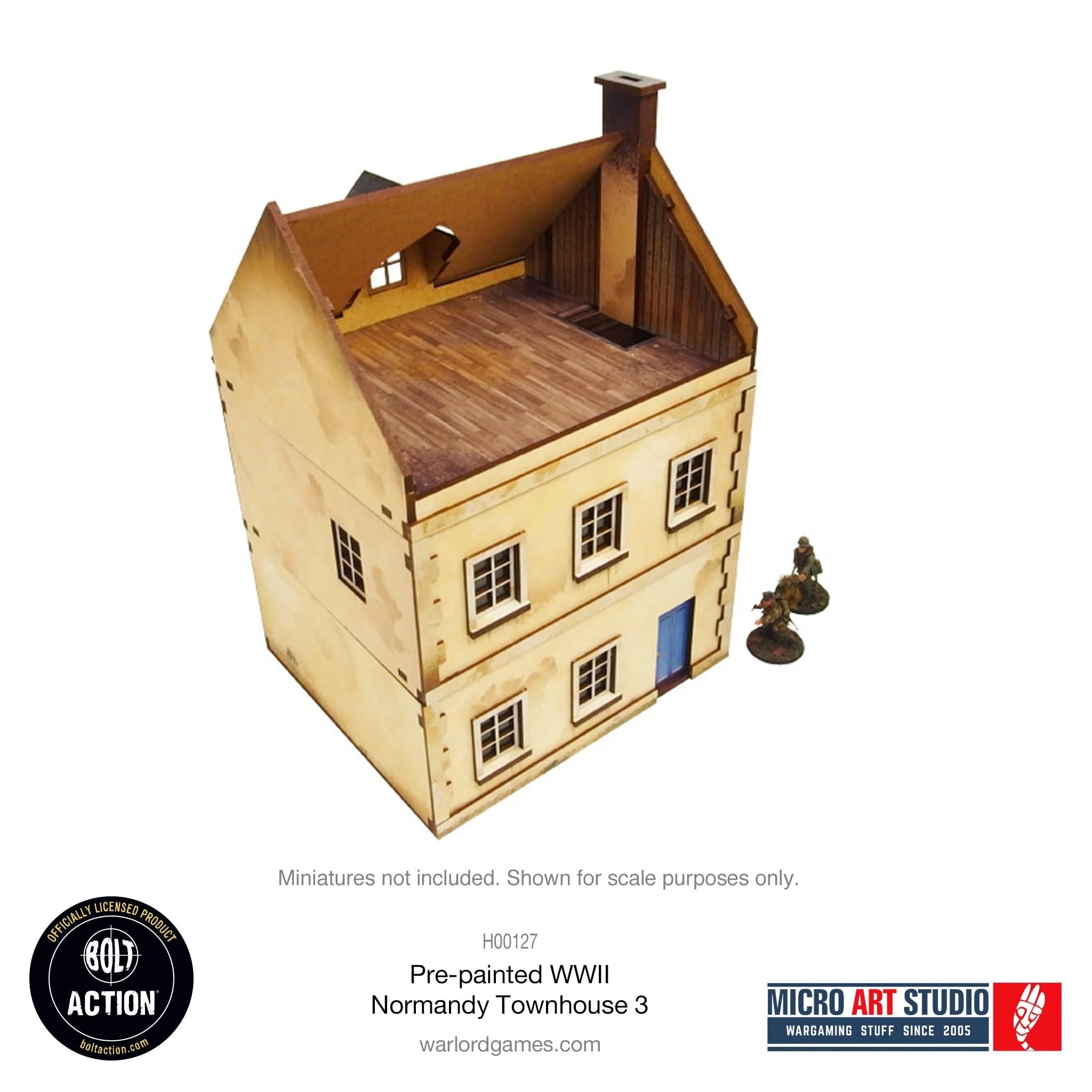 Amazon.com: Micro Art Studio: WW2 Normandy Townhouse 3 HDF