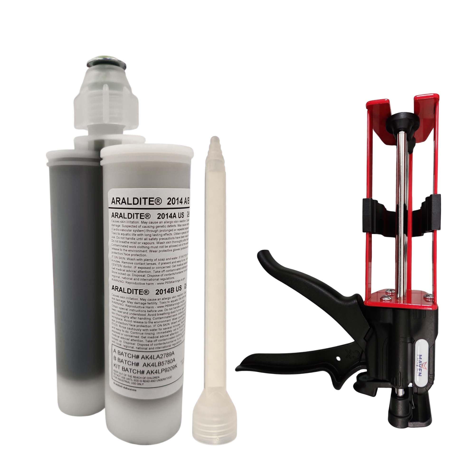 Huntsman Araldite 2014 High-Temp Chemical-Proof Epoxy Gel 200ml 200ml Dispenser Kit