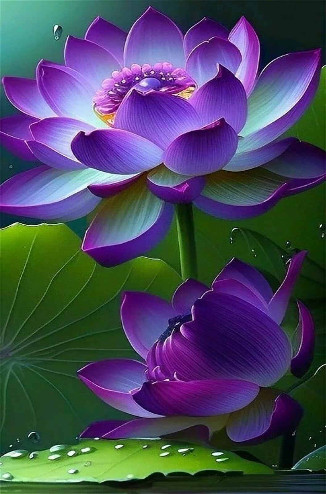 Puzzle 2000 Pezzi Fiore Loto Puzzle Classici, Giochi Rilassamento e Intelligence, Puzzles Impossible, Idea Regalo Uomo e Donna