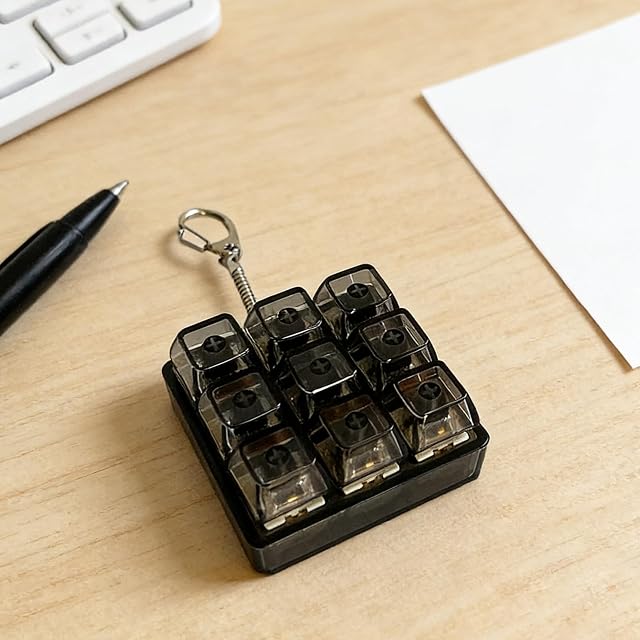 Foto 3 de 4 de amangul Probador de teclados mecánicos, interruptor de prueba, llavero colgante para teclados, interruptores