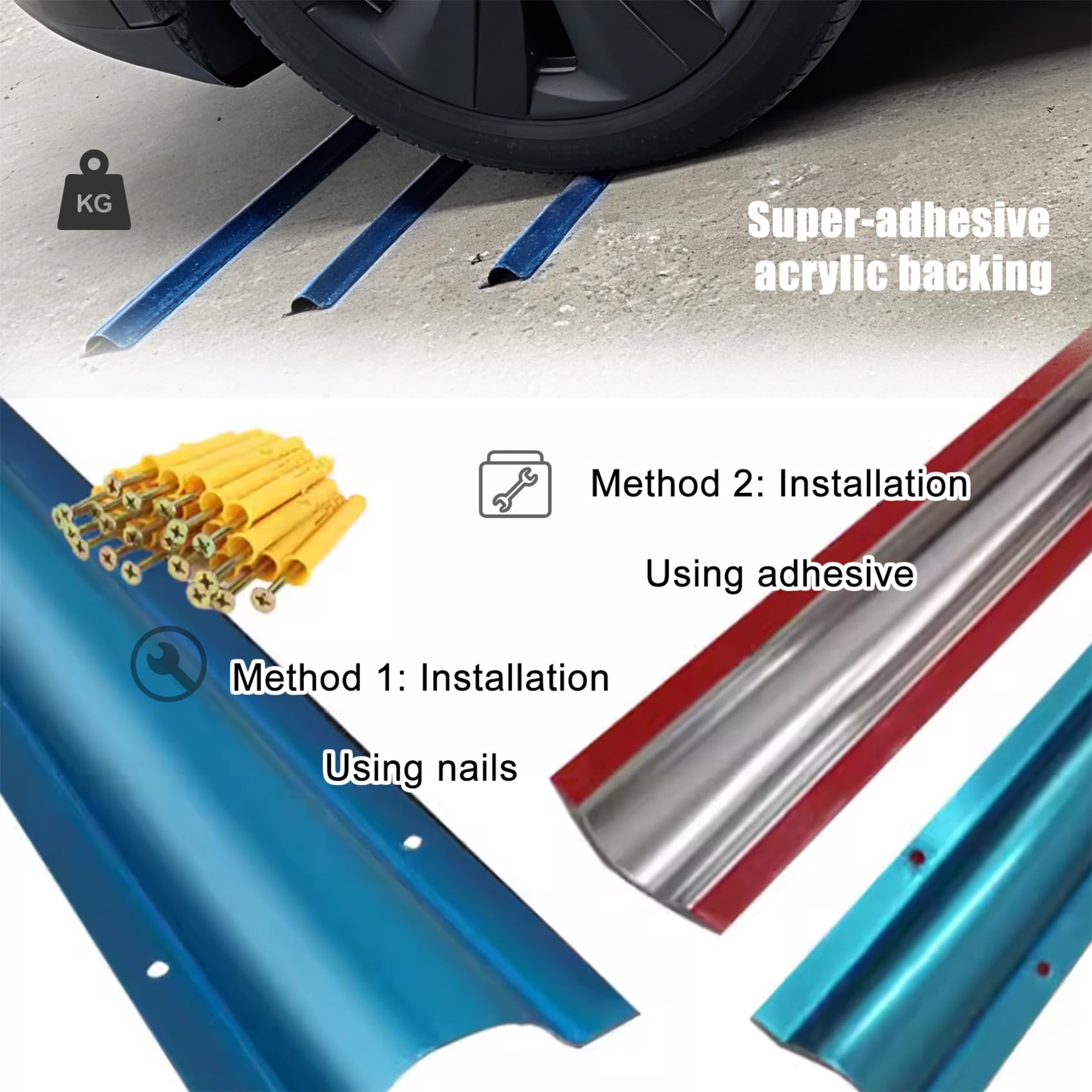 Goulotte Passe Cable INOX,Goulotte Passe Cable pour Exterieur,Usage Intensif Garage, Commerce, Domicile(5PCS)