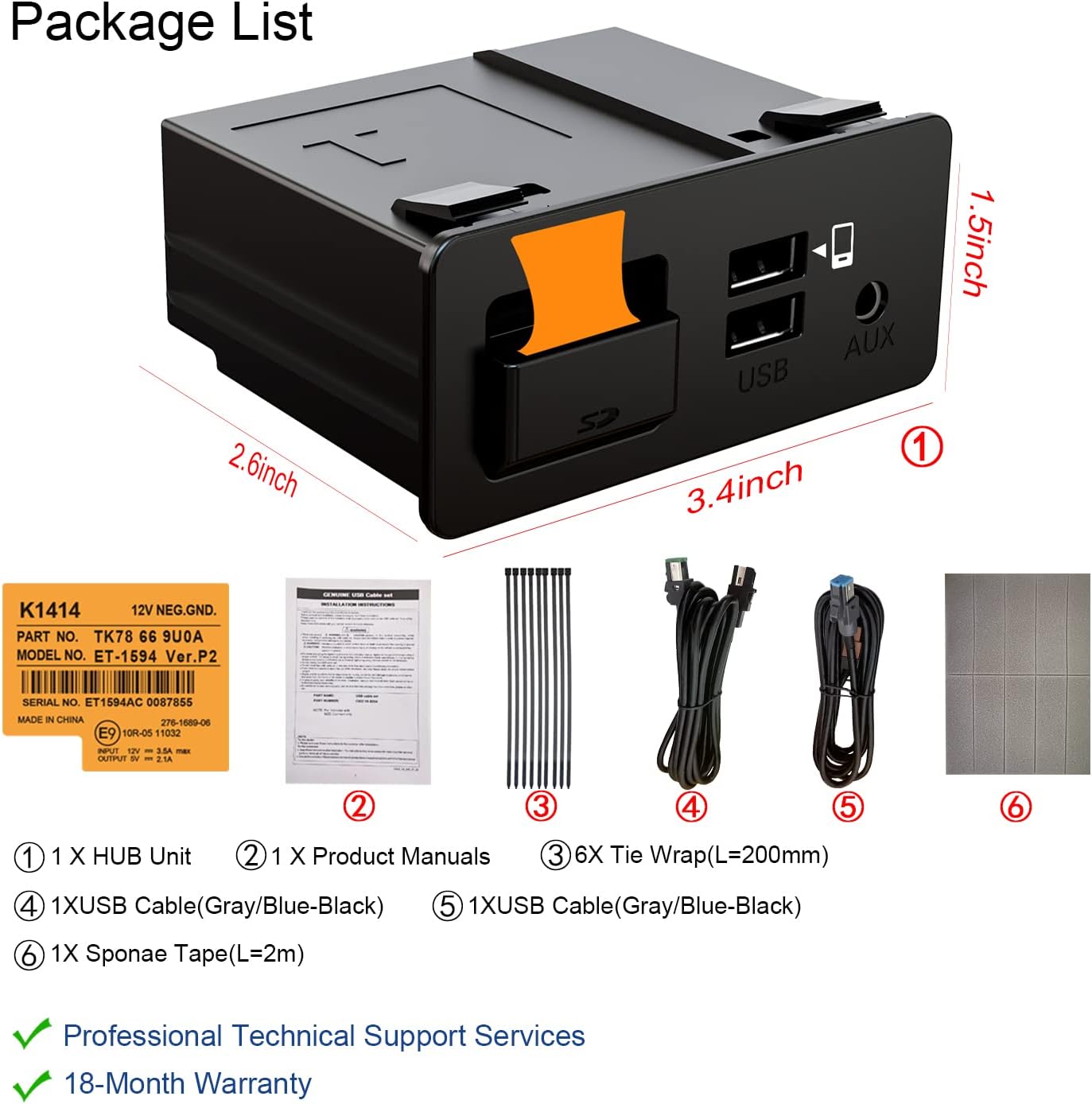 Mazda Carplay y Android Auto Retrofit TK78-66-9U0C OEM Hub se adapta al ...