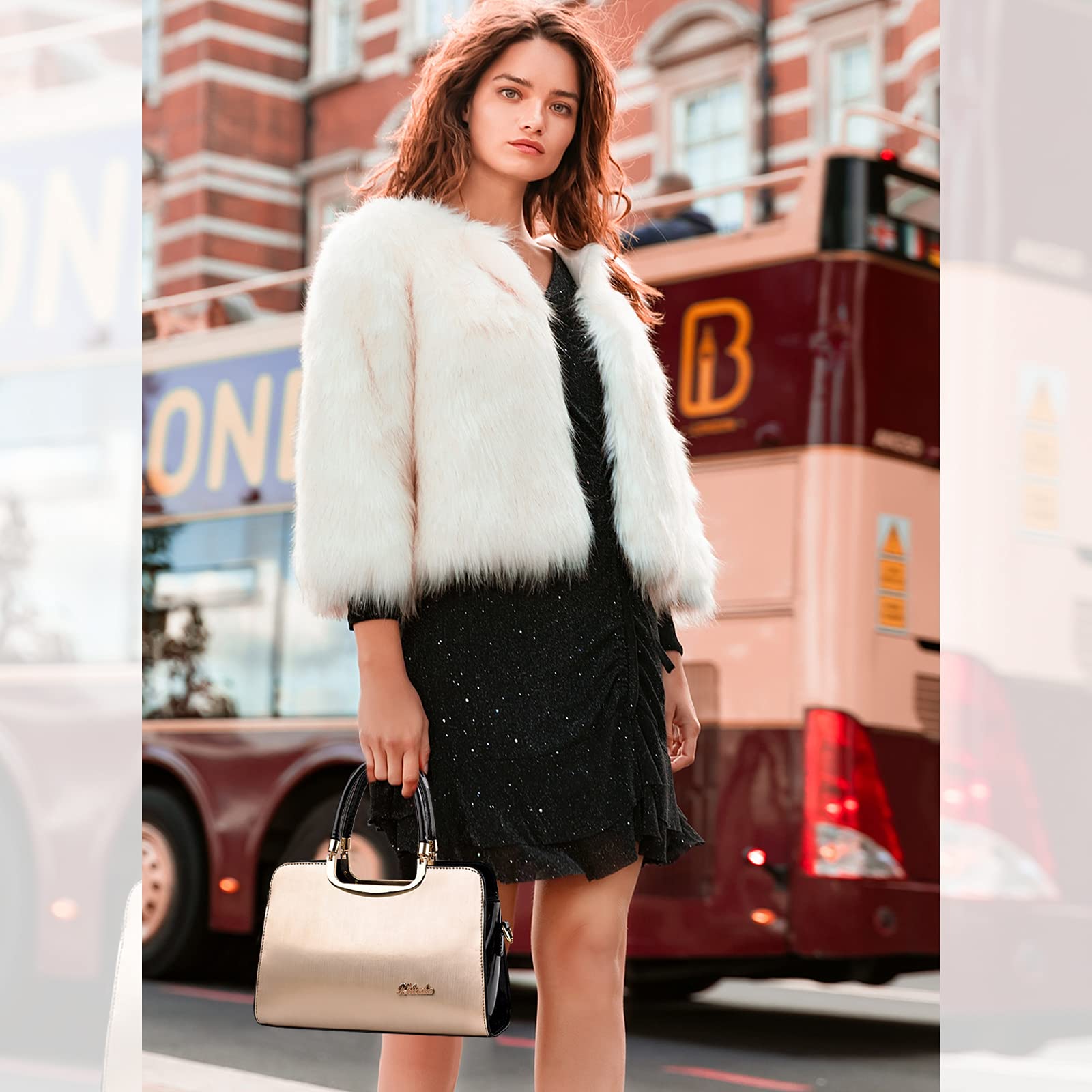 KANBUN Borse ADITAM per Donna Borse con Manico Superiore alla Moda Borsa a Tracolla Firmata Borsa a Tracolla Impermeabile Quality Goods