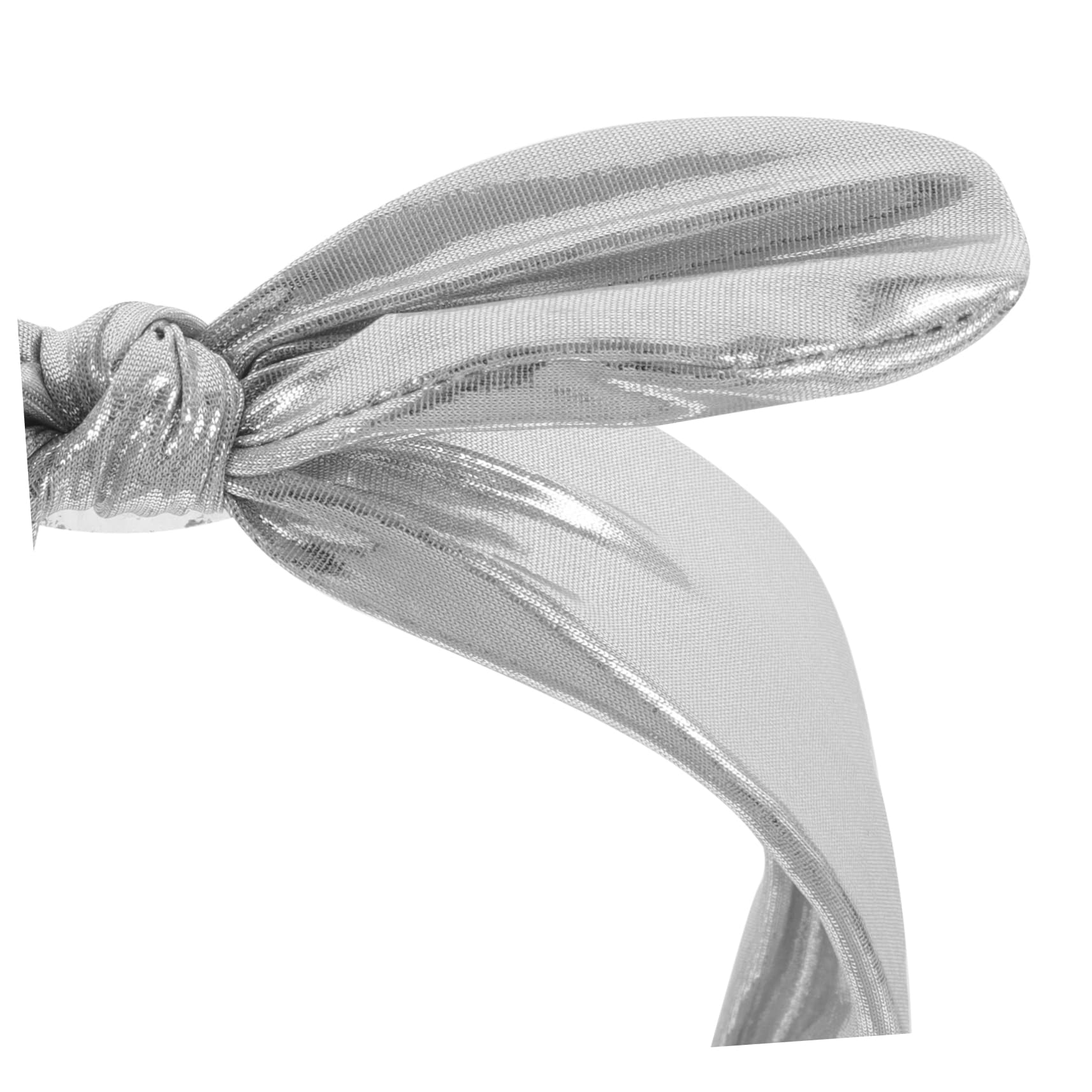 4 Piezas Diadema Ancha con Lazo Metálico Accesorio para Pelo Cómodo y Seguro Banda de Moda para Mujeres y Niñas para Fiestas Celebraciones y Diario