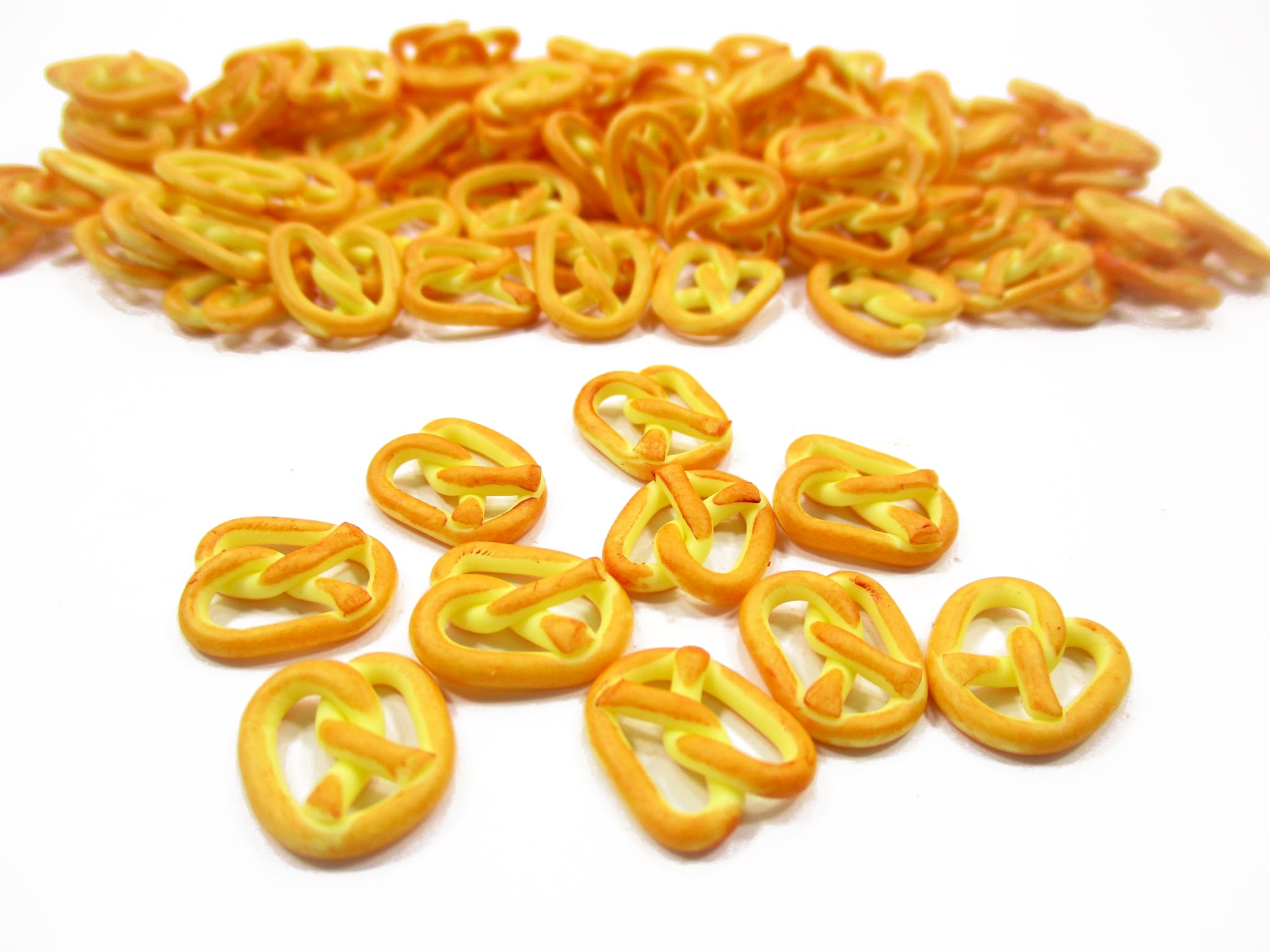 Lot 10 Loose Pretzel Bakery Bread Dollhouse Miniatures Food Supply 12155