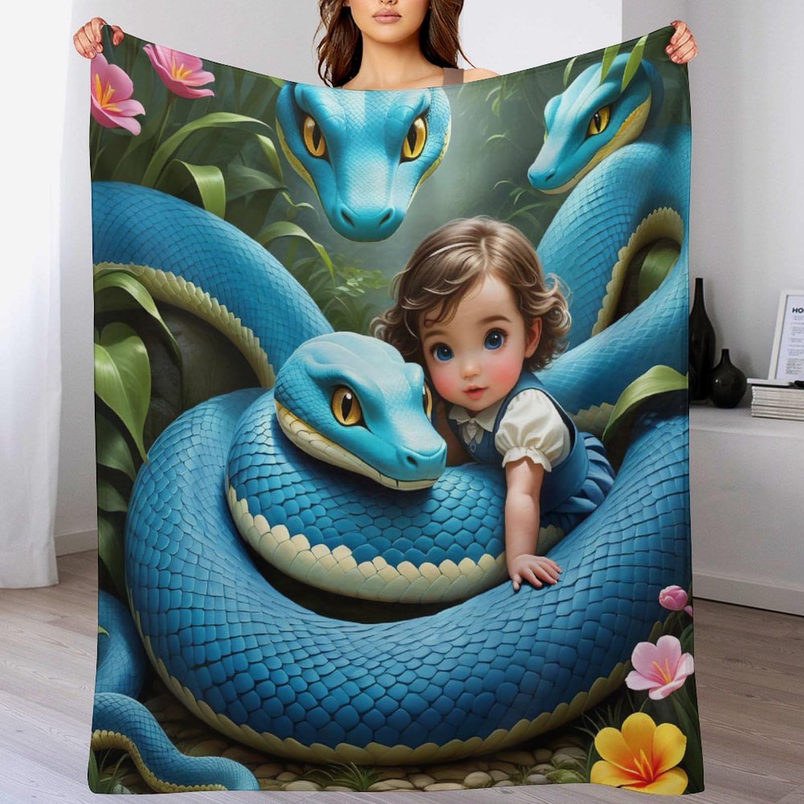 Couverture polaire chaude flanelle épaisse lavable en machine 100x130cm