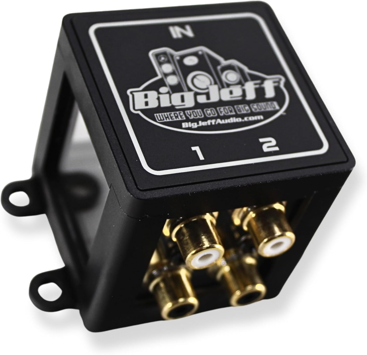 Big Jeff Audio 1-to-2 Pair Cockbox RCA Splitter Distribution Block