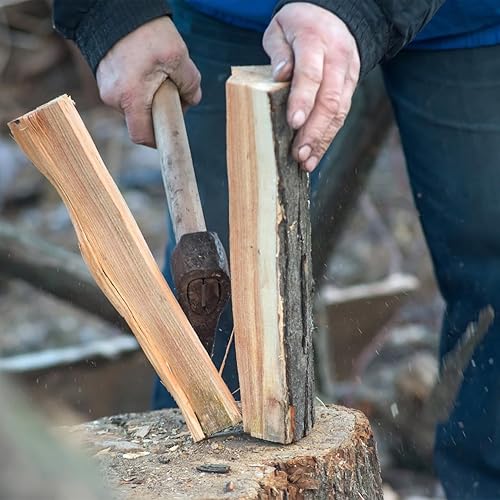 DOITOOL Triangle Wedge Reinforcement Tool - 20 Pcs Carbon Steel Axe Handle Wedges for Secure Installation and Repair