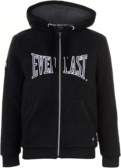 everlast lined zip jacket mens