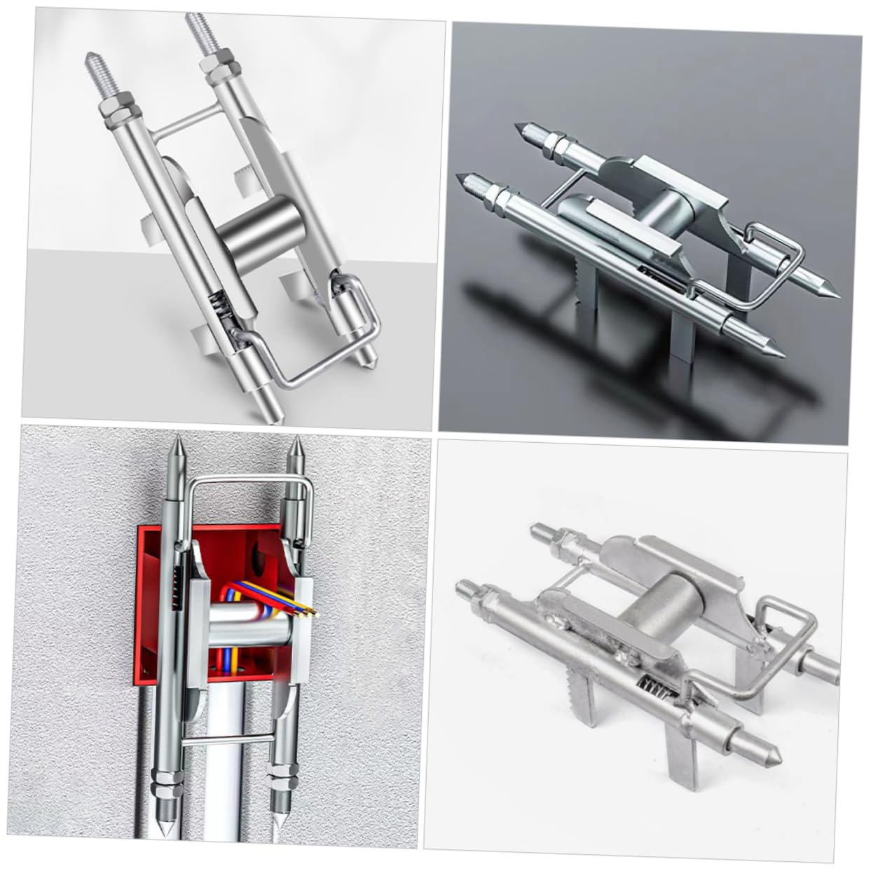 Dispositivo Trazione Cavi Universale - 2 Pezzi - Per Passaggio Cavi Elettrici Angoli 90° - Foto 13