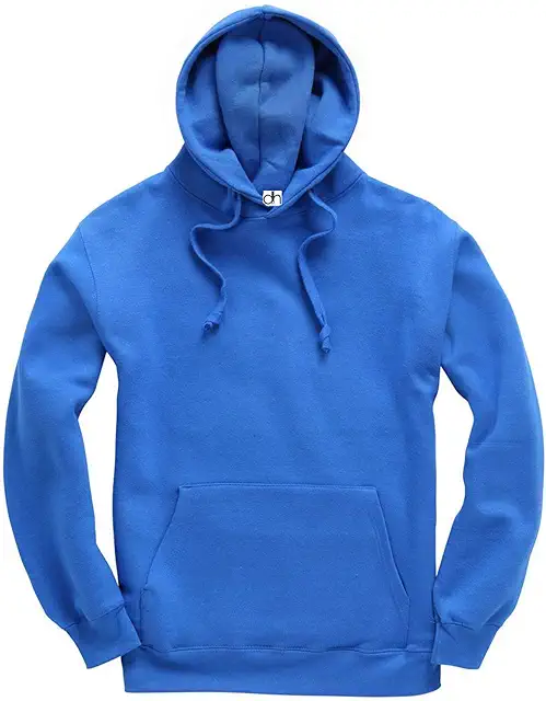 Plain.Prime Hoodie - Hög Krage Blended Cotton-Polyester