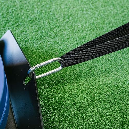 Miniatura 7 de Titan Fitness Trineo de entrenamiento de velocidad de potencia con correa de 14.5 pies, capacidad de 500 libras, arrastre ponderado o trineo de