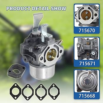 Amazon.com: Silscvtt 715670 715671 185432 Carburetor