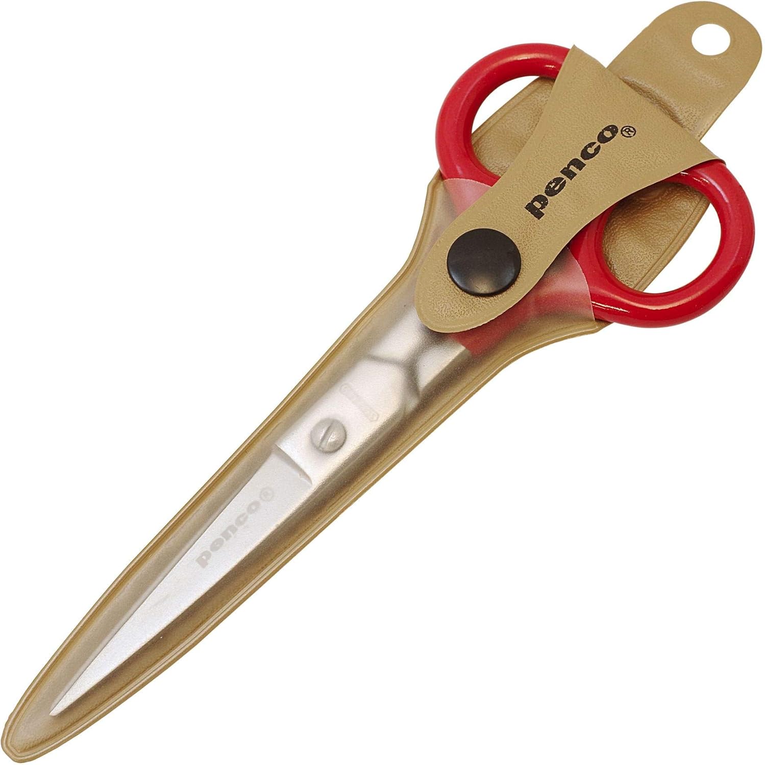 PENCO DP177 Stainless Steel Scissors, Red
