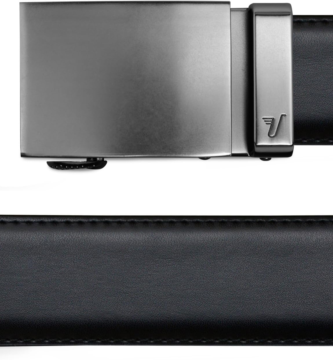 Mission Belt Men's Leather Ratchet Belt, 40mm Metal Collection - Image 3