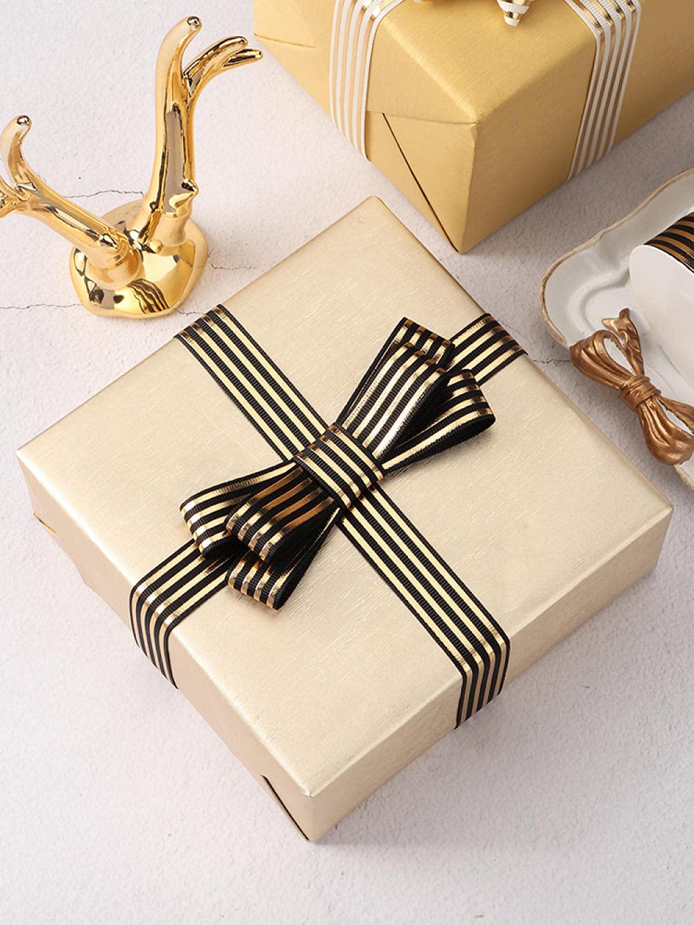 Ribbons For Gift Wrapping Ribbon For Fabric Satin Ribbons Prezent Prezent Pudełko Opakowania Wstążka Dekoracyjna Wstążka Wstążka Diy Materiał Paski Sieć Z Ręcznie Robioną Wstążką Motyl-Czerwone Wino
