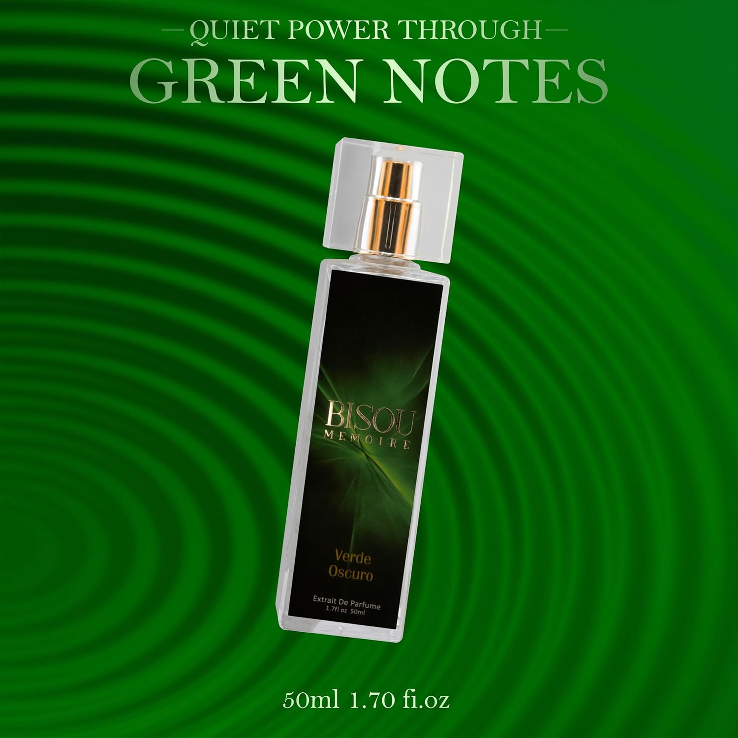 Verde Oscuro Extrait de Parfum, Fresh Spicy Woody Fragrance, Long Lasting Unisex Perfume, Bold Warm Scent, Niche Daily Wear, Gift Idea,50 ml