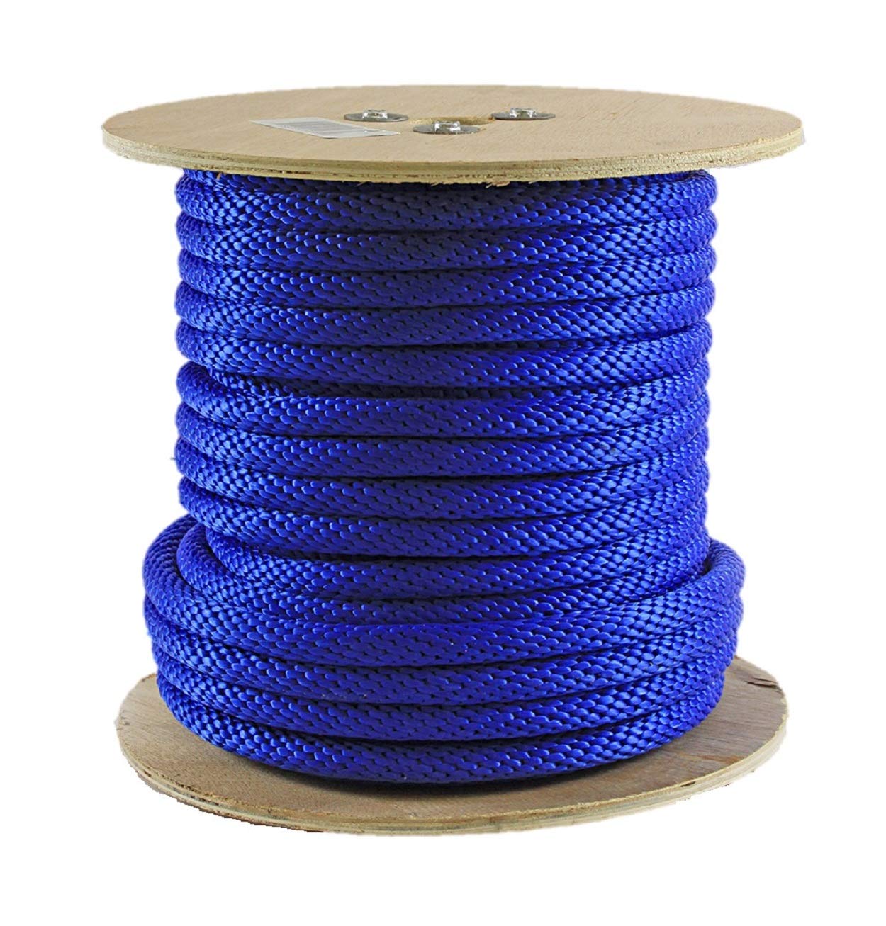 Rope King SBP-58140B Solid Braided Poly Rope - Blue - 5/8 inch x 140 ...