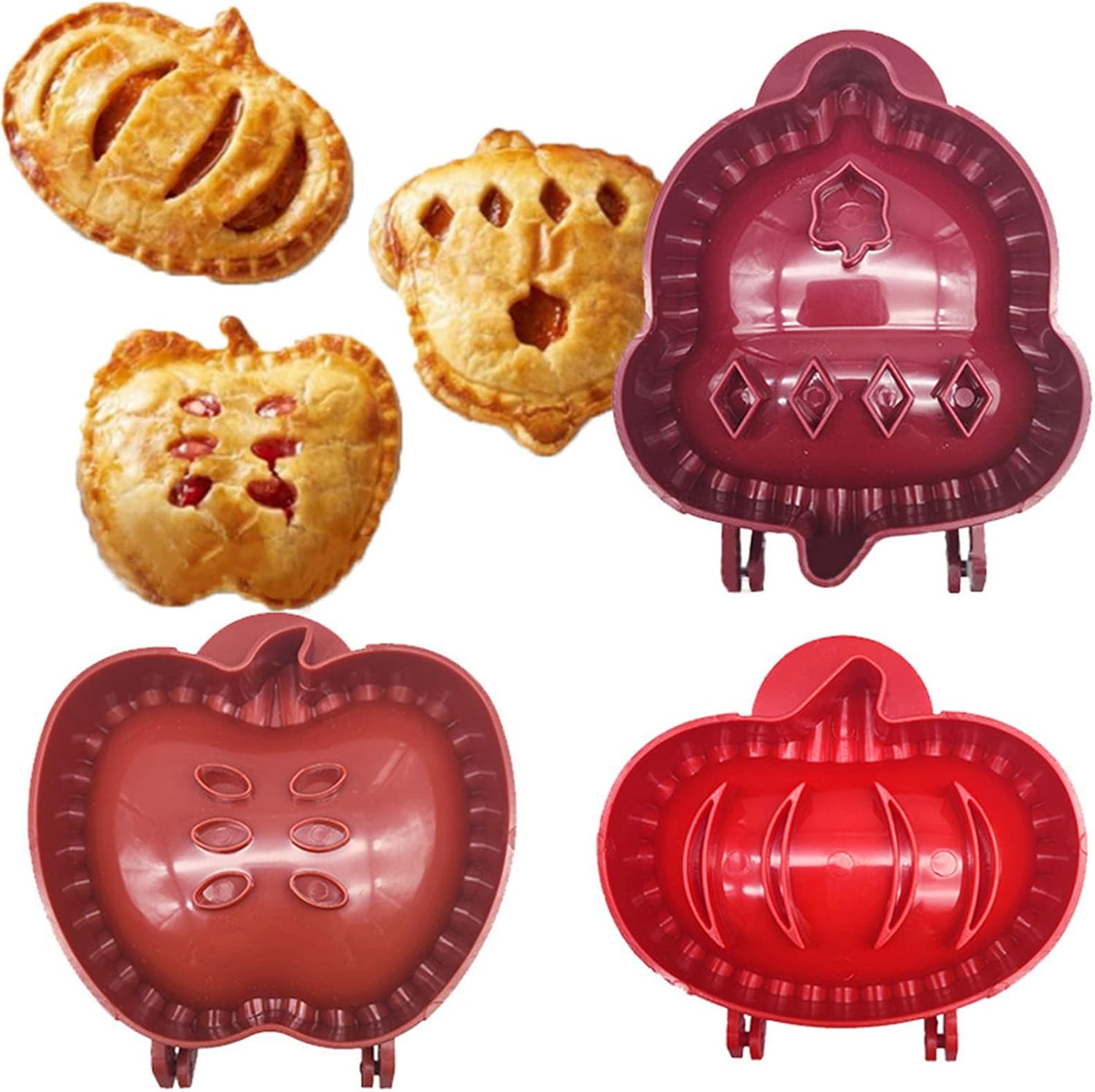 One Press Autumn Cottage Pie Set, Dough Presser Pocket Pie