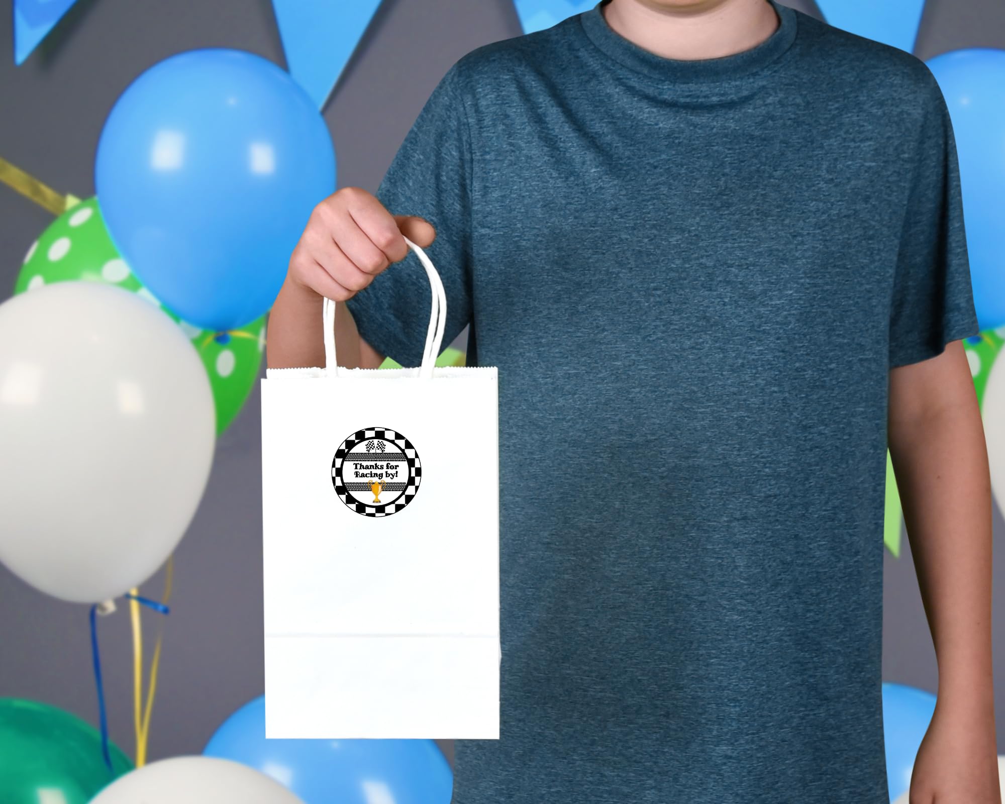 Amazon.com: Race Cars Birthday Party Stickers, Labels, Tags