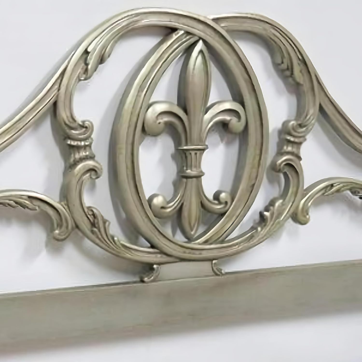 Hand Carved Wooden Bed Headboard Antique Finish Home Decor Living Room Bed Head Wall Mounted Headboard Wall Hanging Panels (Twin XL Size- 55x42x1 -inches) | Engineered Wood