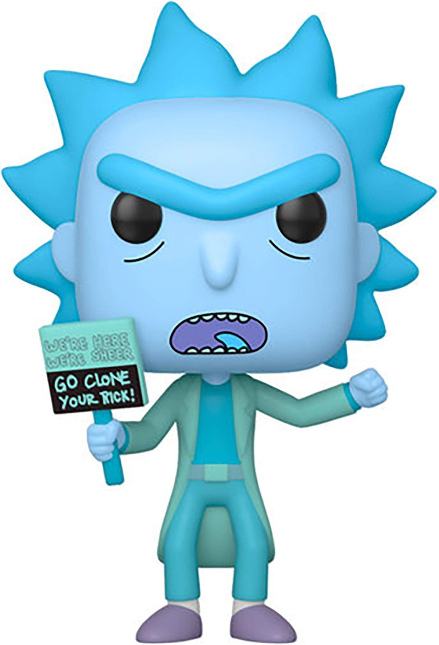 Funko Pop! Animation: Rick and Morty Hologram Rick Clone Action Figure, 44252