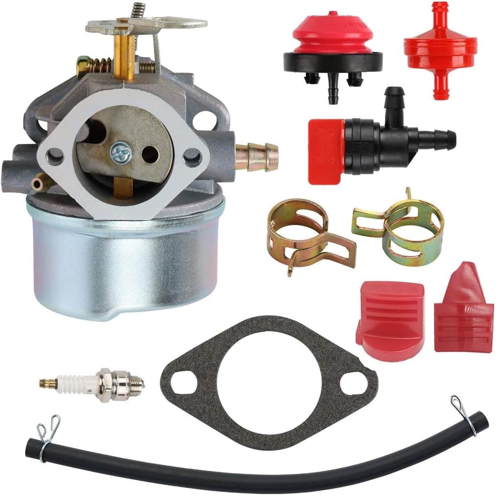 Compatible avec carburateur 640052 640054 640058 640058A 640349 pour générateur de souffleuse à neige Tecumseh HMSK80 HMSK90 HMSK100 LH318SA LH358SA 8HP 9HP 10HP 640052
