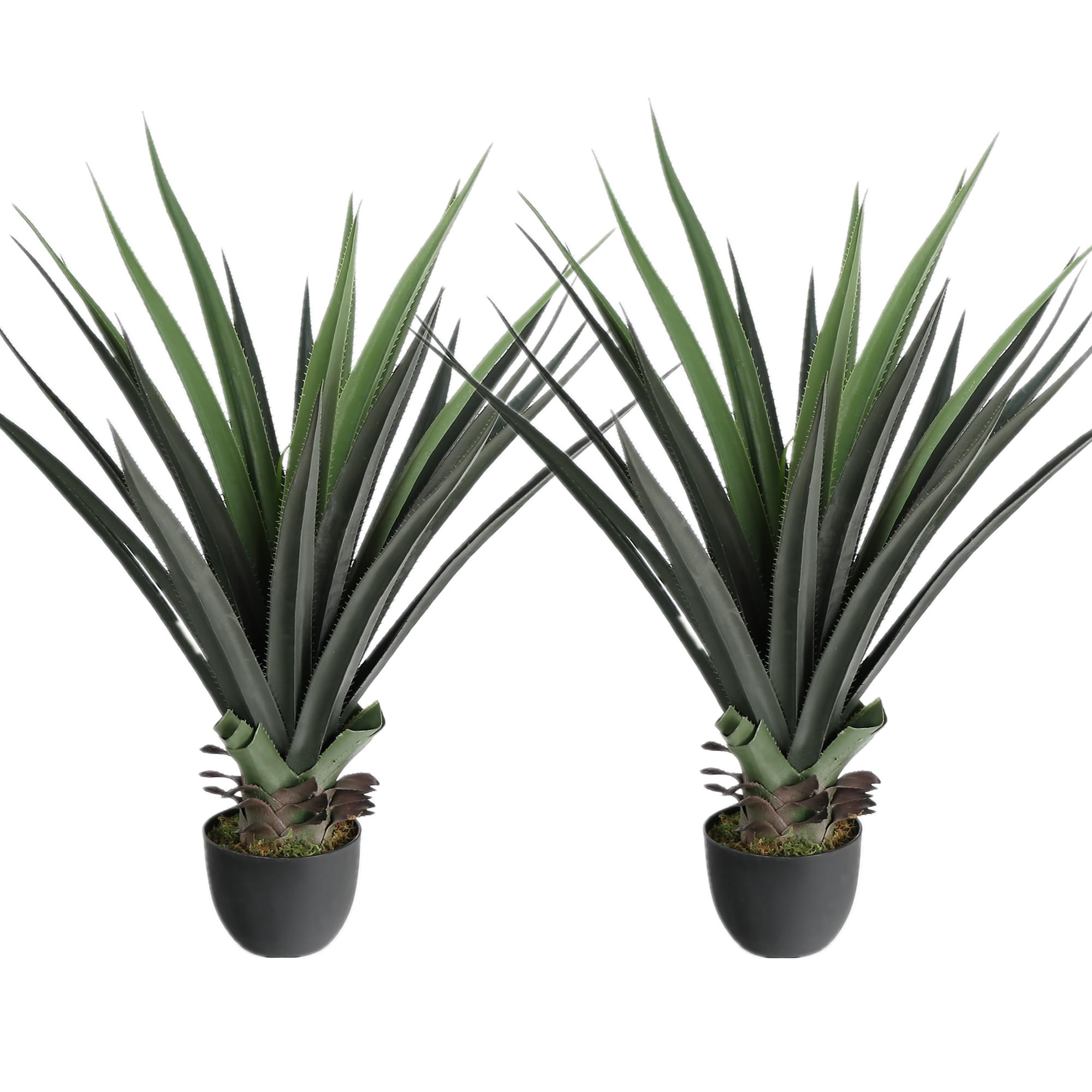 Agave artificiel 91,4 cm lot de 2 pour embellir le salon et le bureau