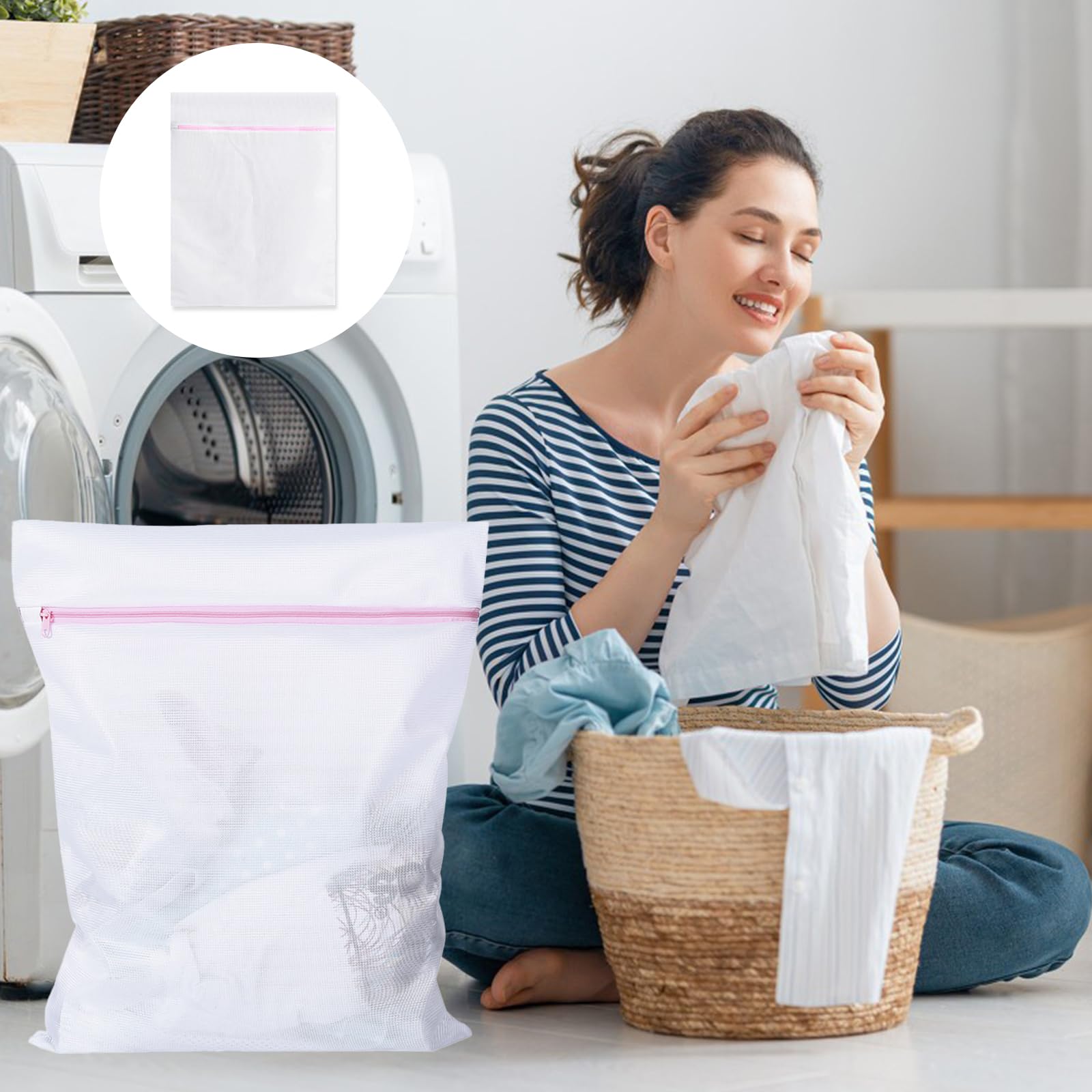 Sacchetti Lavatrice Dantolo 60x90 Cm - Retine Salvabucato Per Capi Delicati - Foto 8