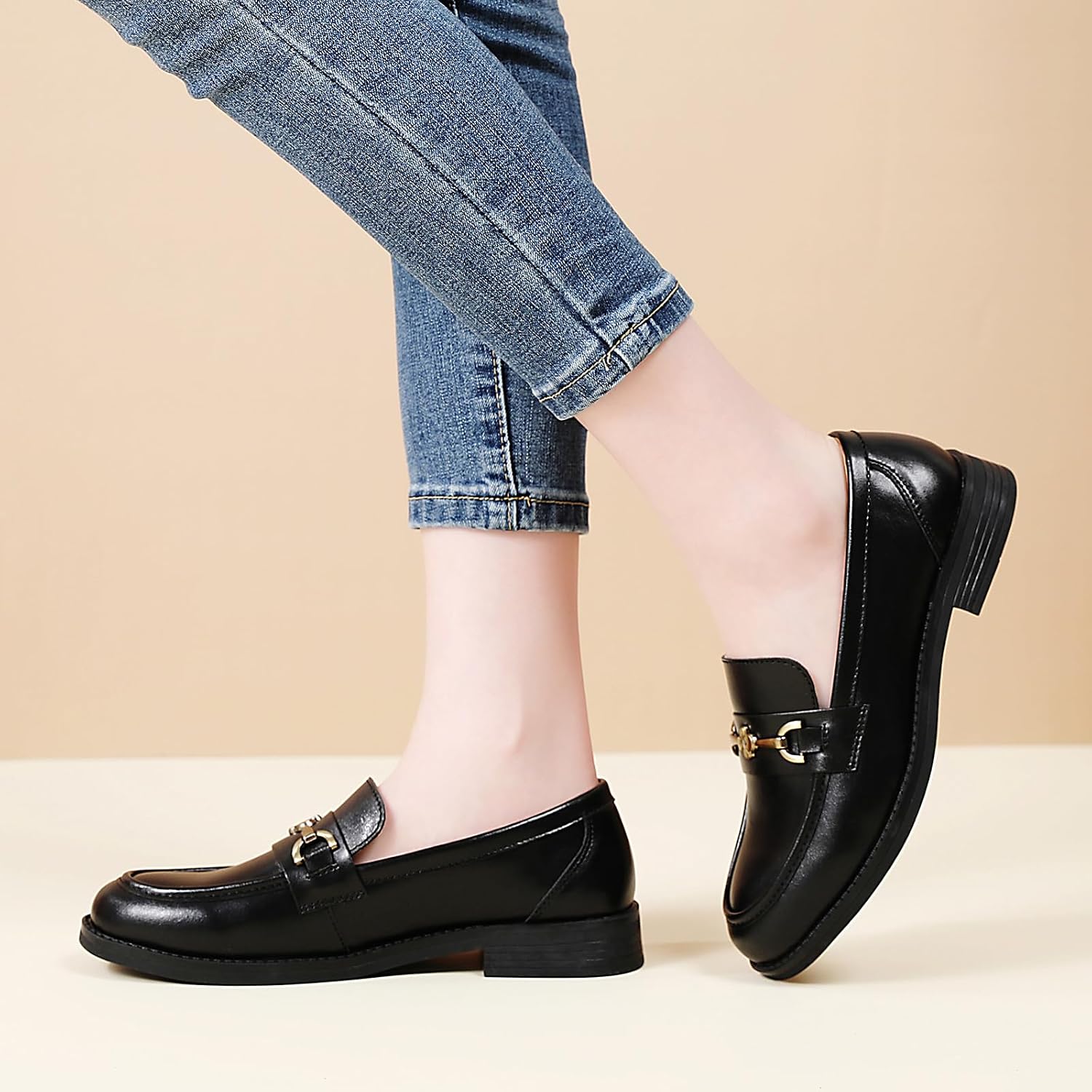 Loafers for Women Womens Shoes Comfortable Dressy Slip On Low Heel Flats