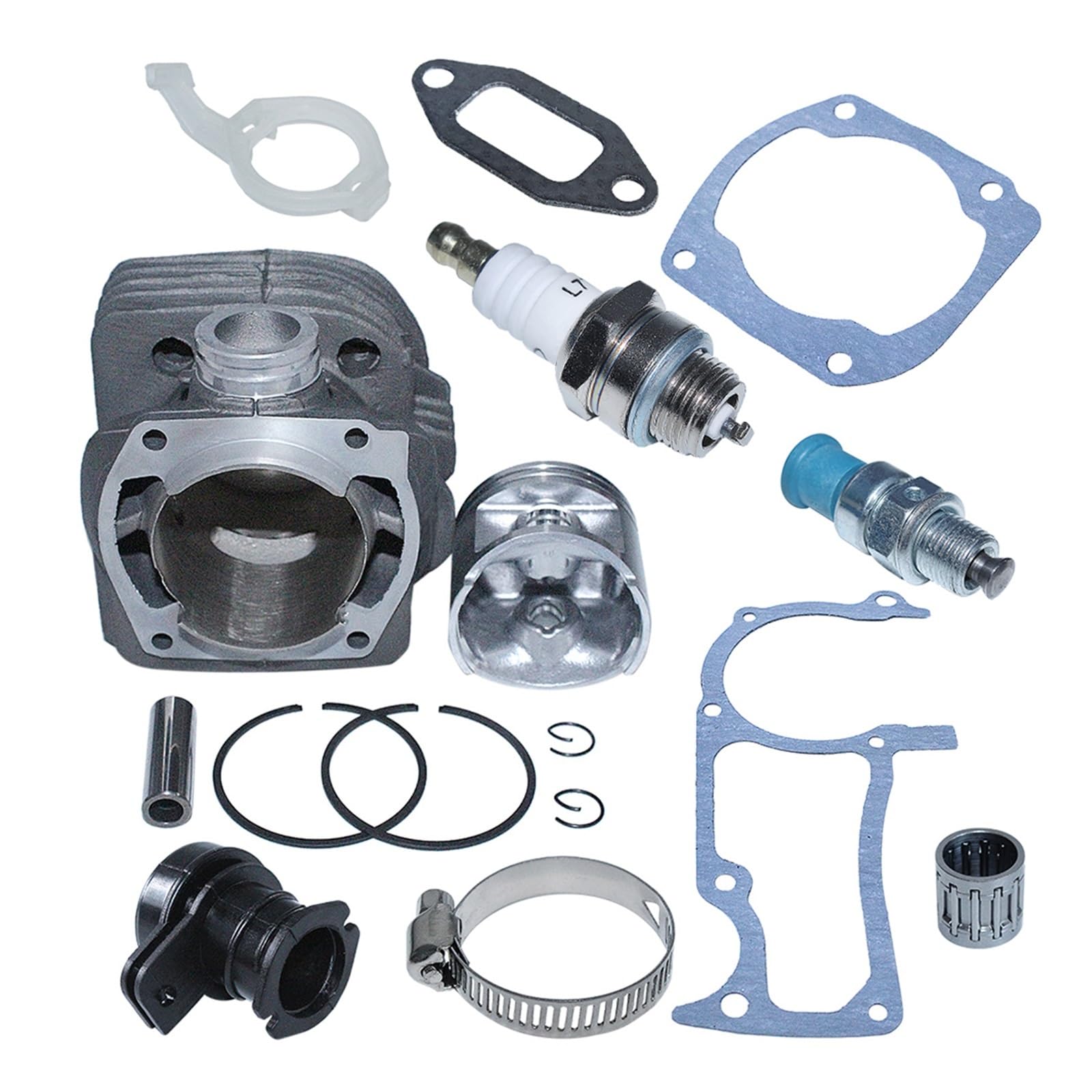 Zestaw Końcówki Cylindra O Dużej Średnicy 52 Mm, Piły Łańcuchowej Pasujący Do 362 365 371 371XP 372 372XP Głowice cylindrów Zestaw Tłoka Cylindra