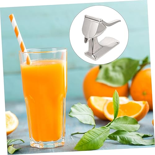 Miniatura 8 de Exprimidor manual de cítricos Exprimidor de prensa manual de aleación de aluminio de alta resistencia para limón Extractor de frutas portátil más