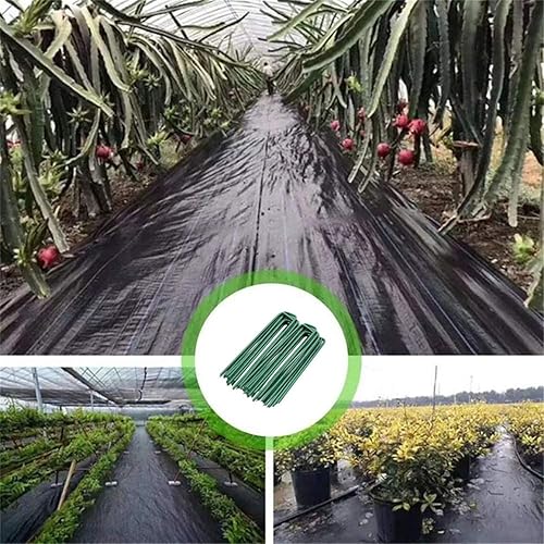 Miniatura 7 de Estacas de jardín, anclajes de suelo, clavijas galvanizadas, pasadores de sujeción para césped, granja, césped, paisaje, 25 unidades