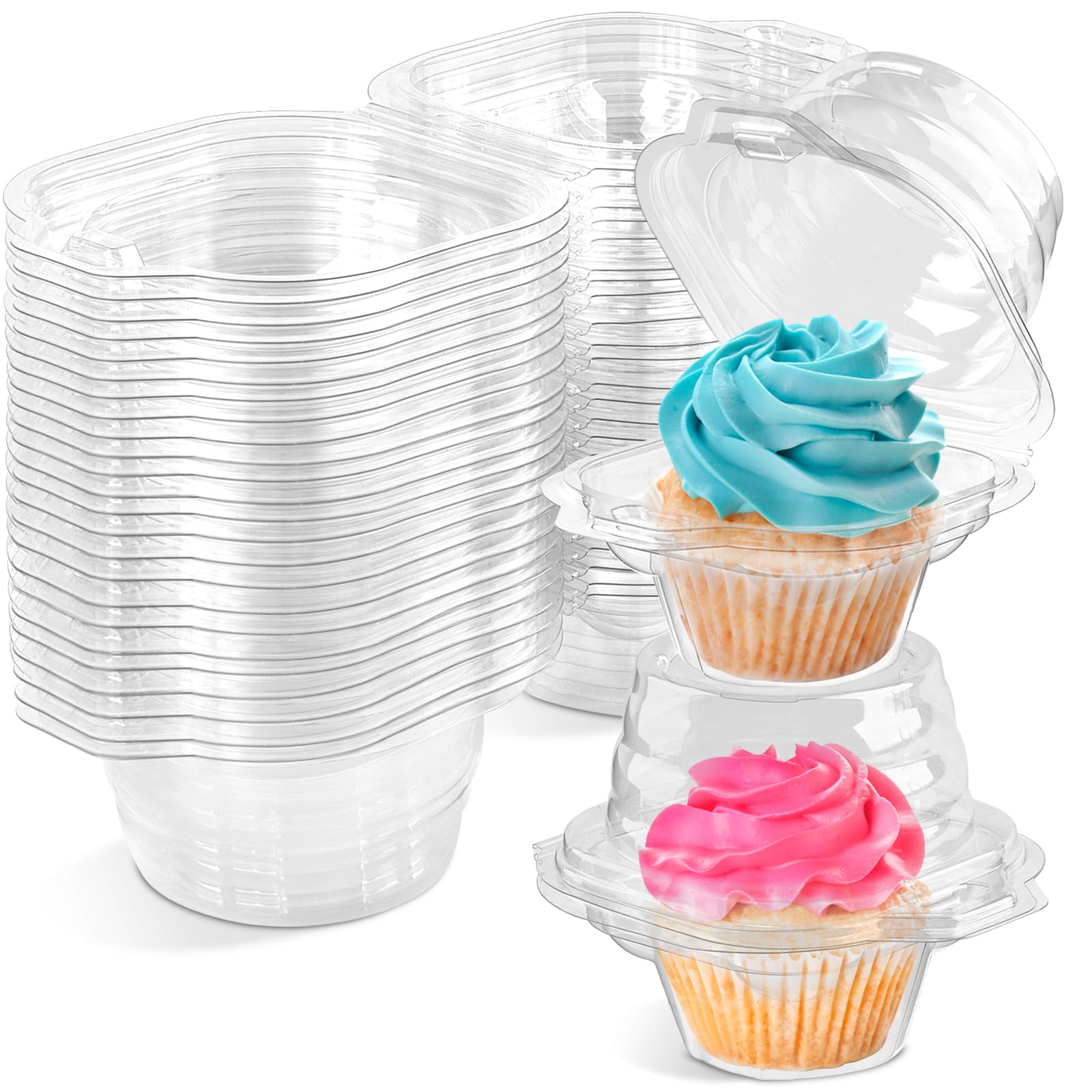 Amazon｜ZORRITA ZR カップケーキコンテナ 100｜包装用品 オンライン通販