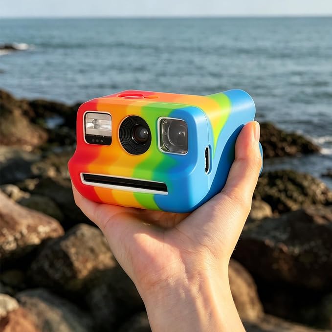 Funda de silicona para cámara Polaroid Go Rainbow miniatura 2