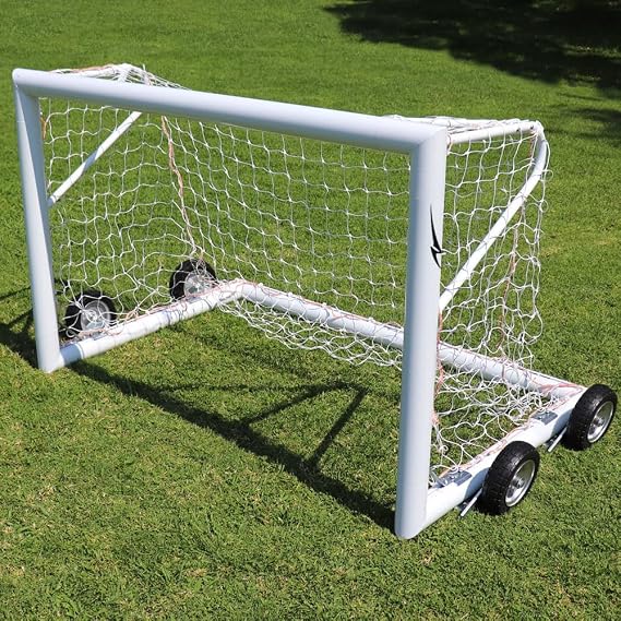 AGORA PU Tire Wheels Premier Pro Soccer Goals - Set of 2