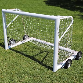AGORA PU Tire Wheels Premier Pro Soccer Goals - Set of 2