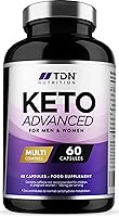 Keto Diet Pills for Men & Women - 1 Month Supply - mct Oil & Green Tea Plus Vitamins and Minerals - UK Made - Vegan -...