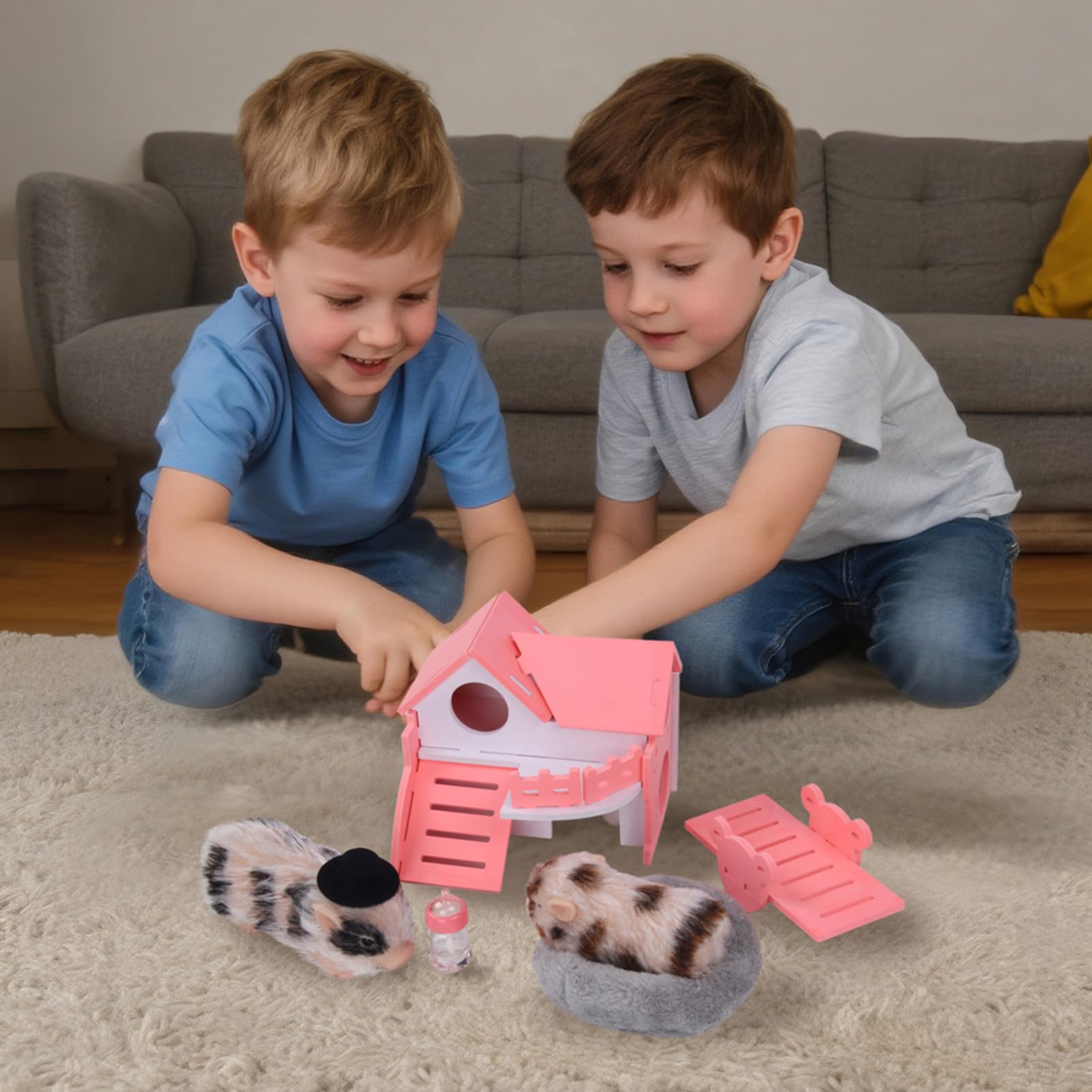 Giocattolo antistress per bambini con design realistico a forma di maialino e gioco creativo in silicone, giocattolo antistress