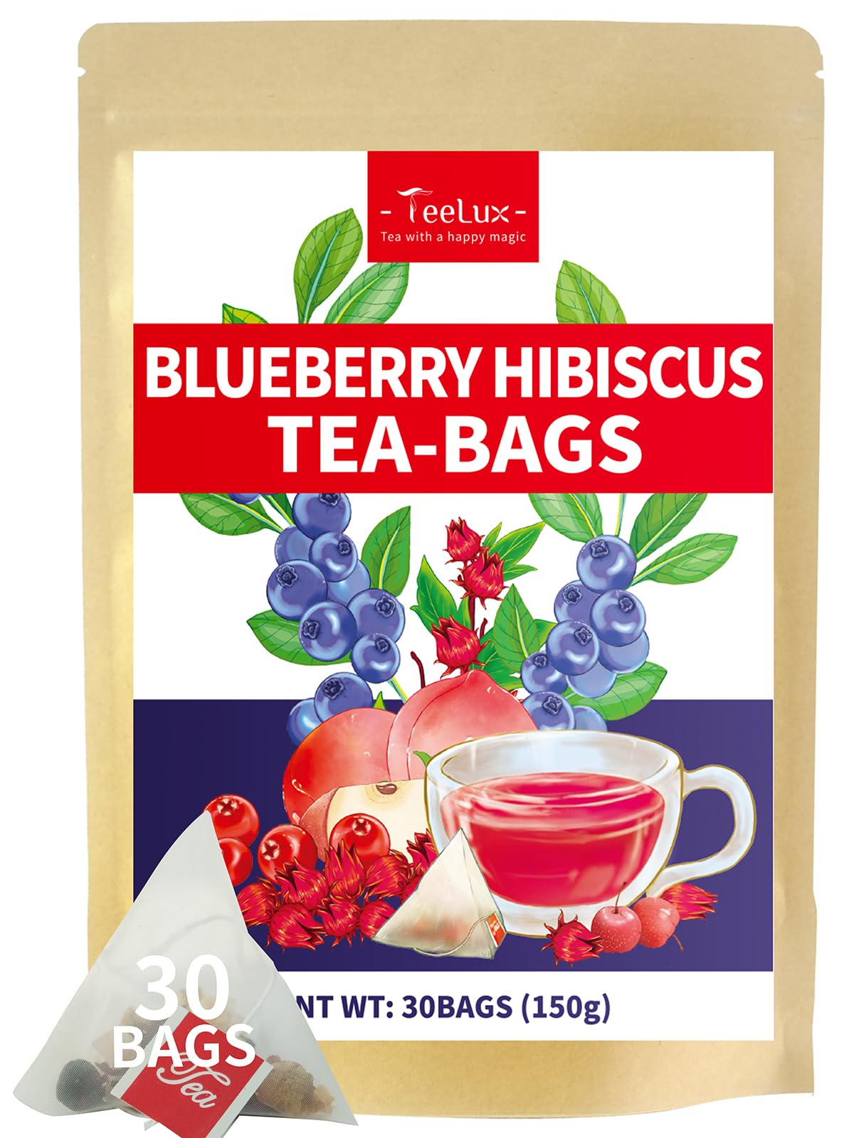 TeeLux Dandelion Leaf & Root Tea Bags 100 Count, Vegan, Rich Flavor, Premium Dandelion Tea, Natural Caffeine Free Herbal Tea — view 17