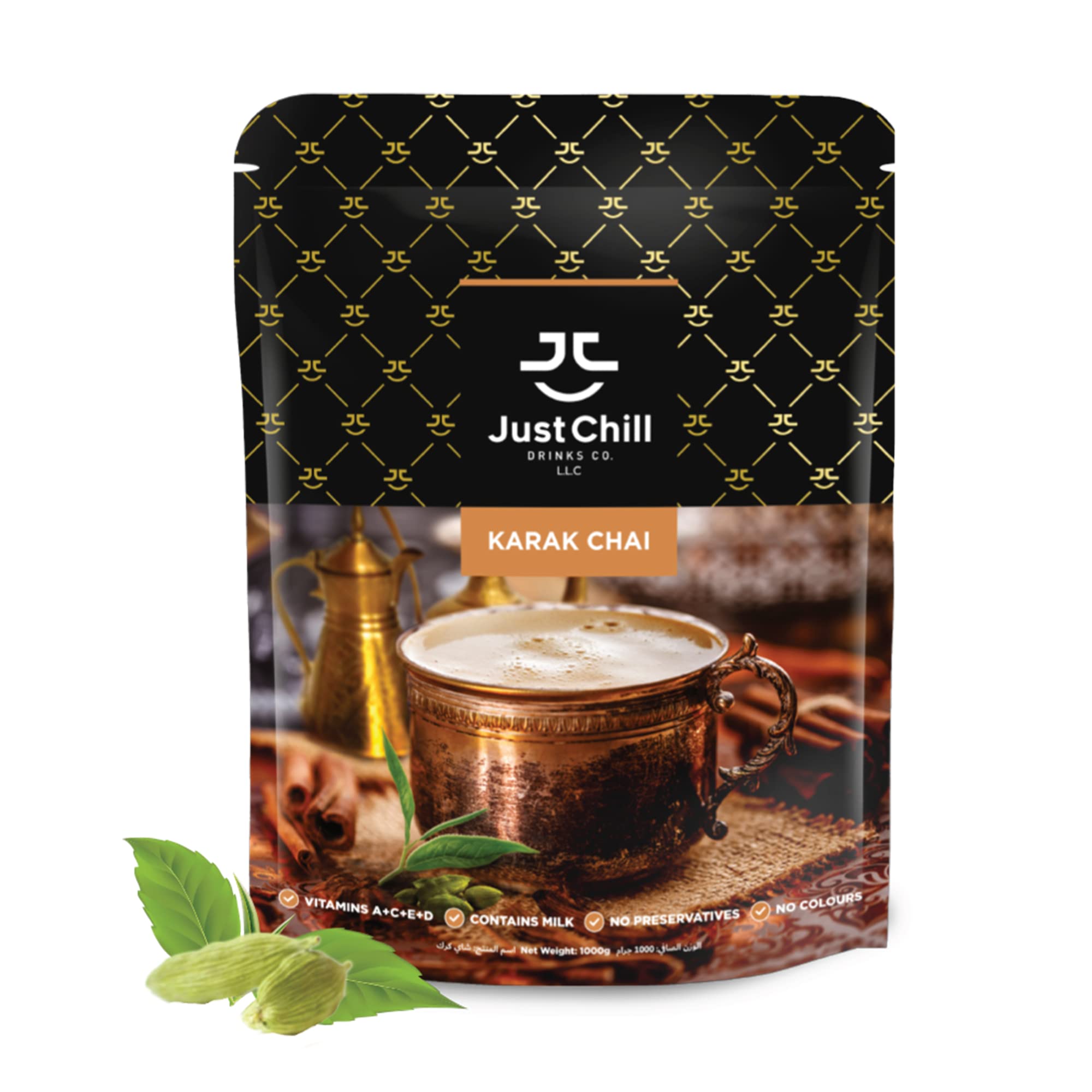 Drinks Co. Tea Premix- Authentic Taste, Traditional Refreshing Karak Chai, 1000 g (Karak Regular)