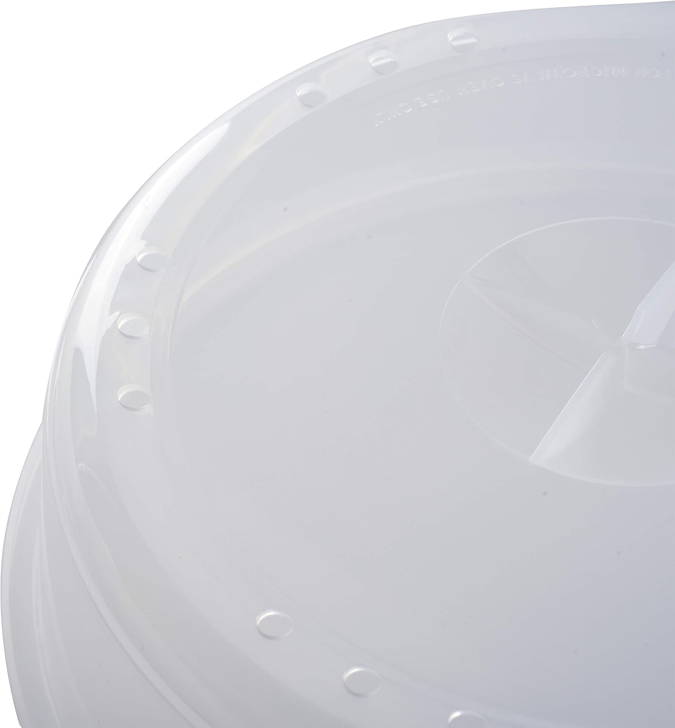 Norpro Microwave Cover, One Size, Clear (Pack of 2)