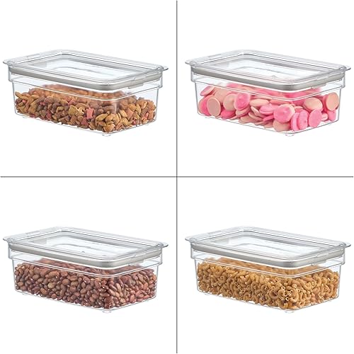 Miniatura 3 de IDESIGN The Fresh Collection - Contenedor de almacenamiento mediano corto para productos secos, 5 pulgadas de largo x 8.1 pulgadas de ancho x 3