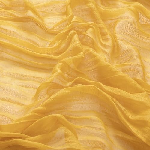 Vista 245 de MLMW Camino de mesa de estopilla azul polvoriento, revelación de género, gasa bohemia de tela de queso rústico, camino de mesa de 160 pulgadas, Azul