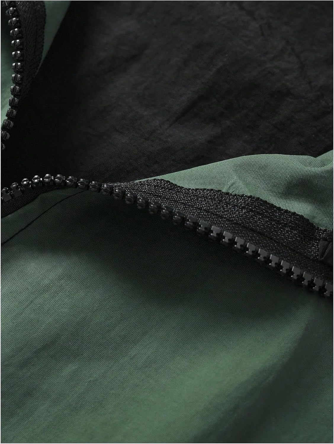 VIPWOLF Men's Zip Up Y2k Windbreaker Bomber Jacket Color Block Jackets