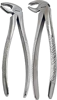 Avon Surgical Dental Extracting Forceps Extracting Forceps Set of 2 MD3 & MD4 Extracting Forceps Dental Instruments