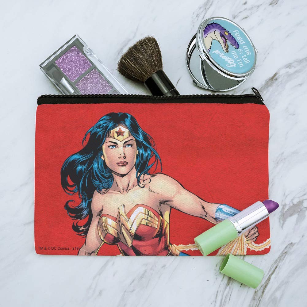 wonder woman makeup bag