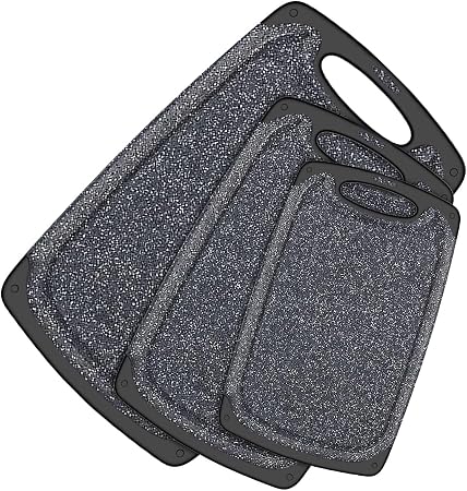 KIMIUP Kitchen Cutting Board (Set of 3),Professional Chopping Boards Sets,Dishwasher Safe Cutting Boards With Juice Grooves & Carrying Handle & No BPA